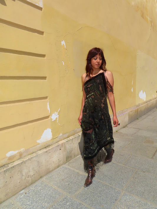 Green Handkerchief Dress