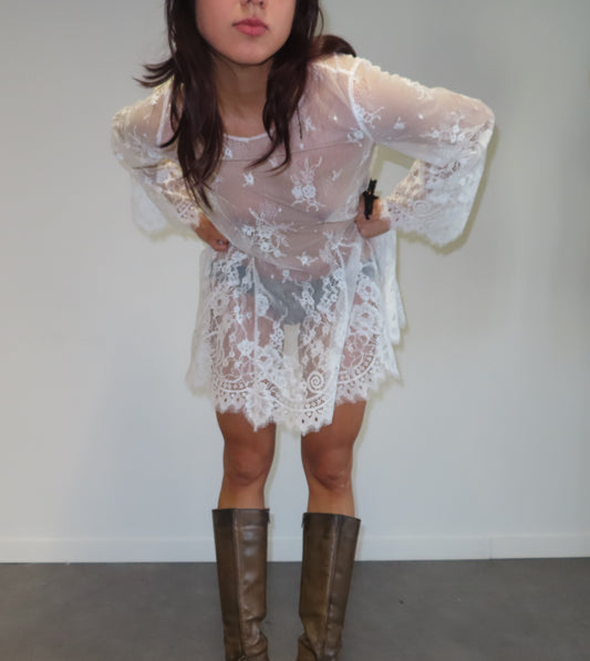 White Lace Dress