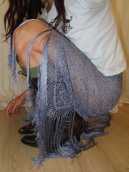 Crochet Skirt with Fringes