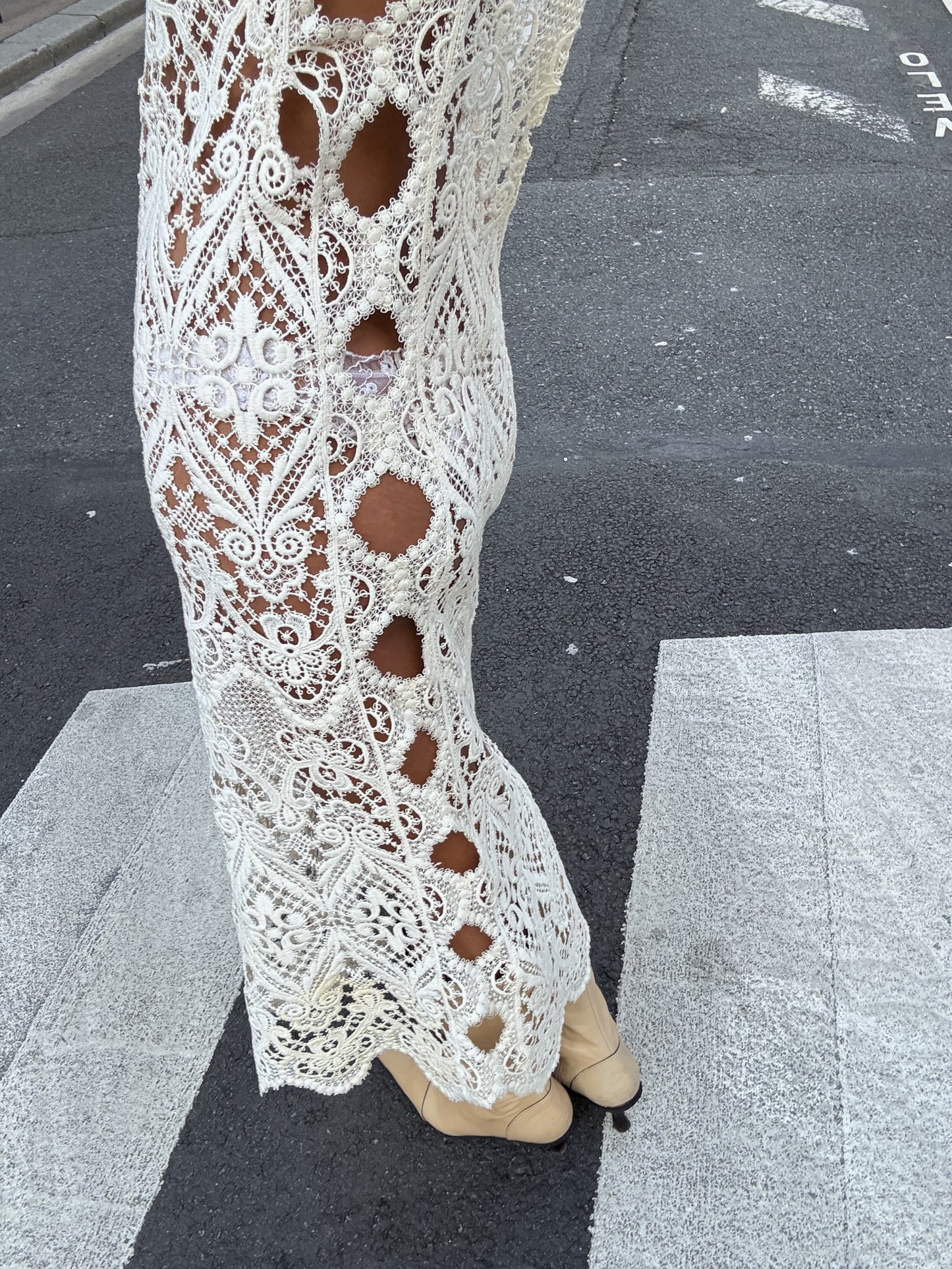 Guipure Lace Dress