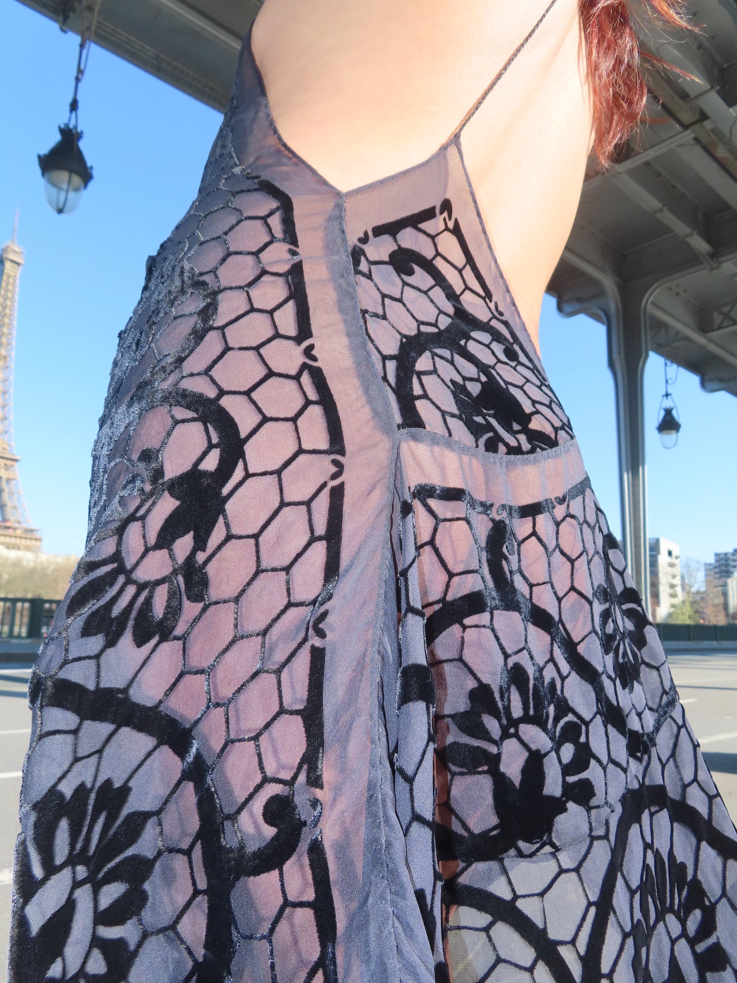 Asymmetrical Velvet Dress