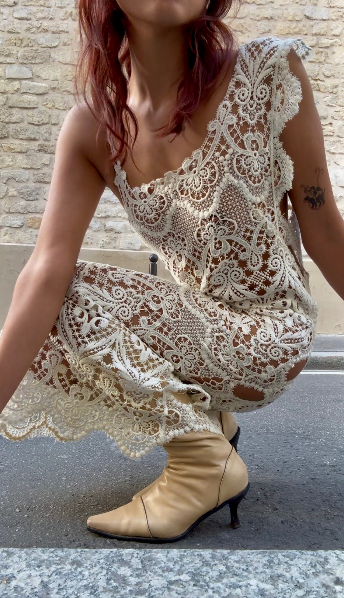 Guipure Lace Dress
