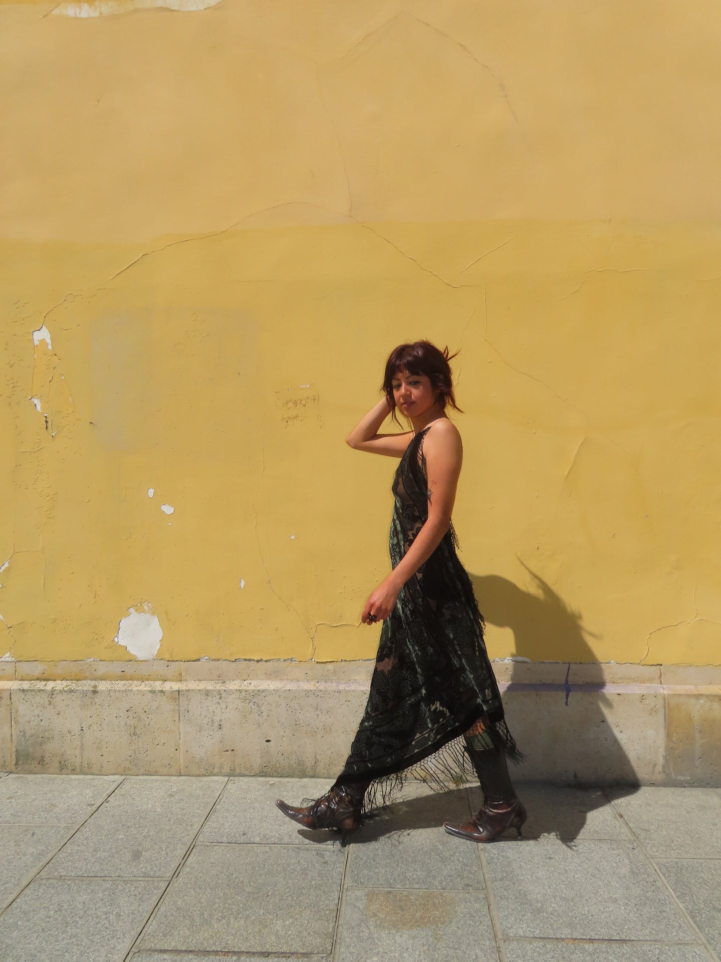 Green Handkerchief Dress