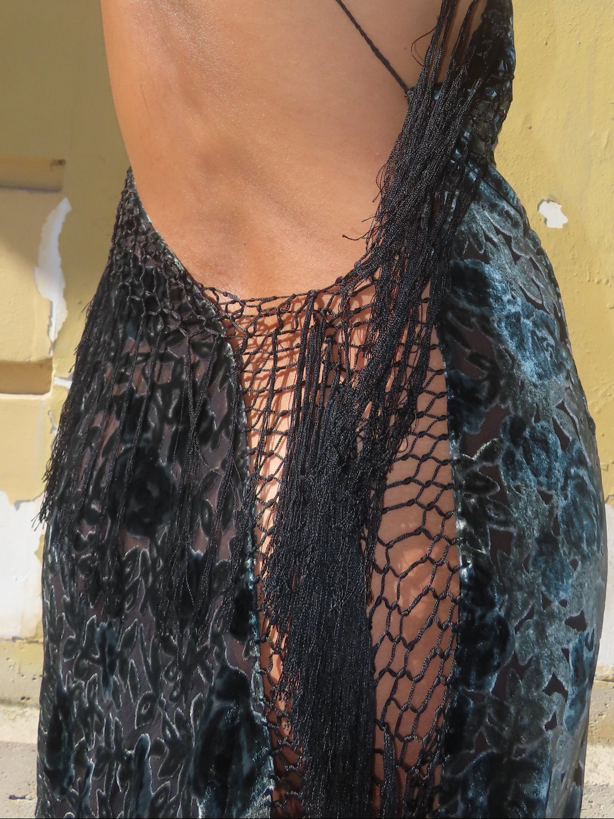 Floral Velvet Dress