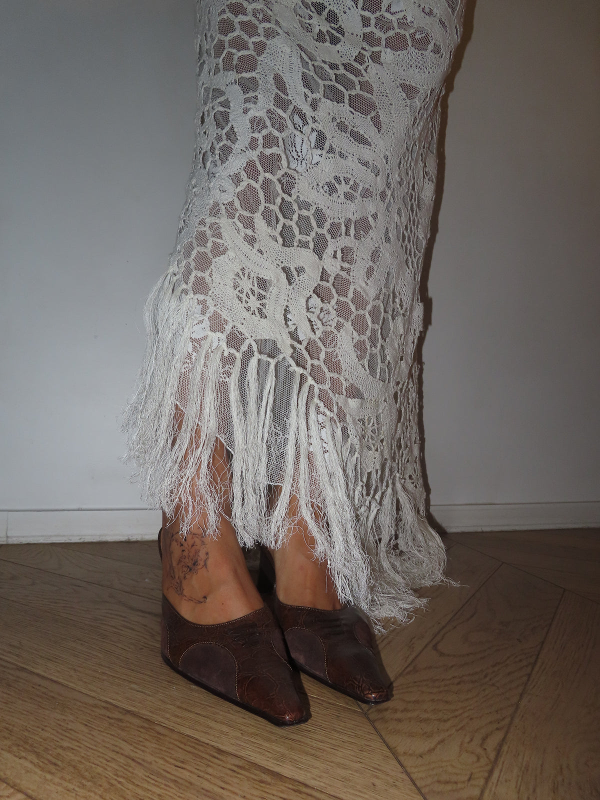 Bridal Fringe Dress