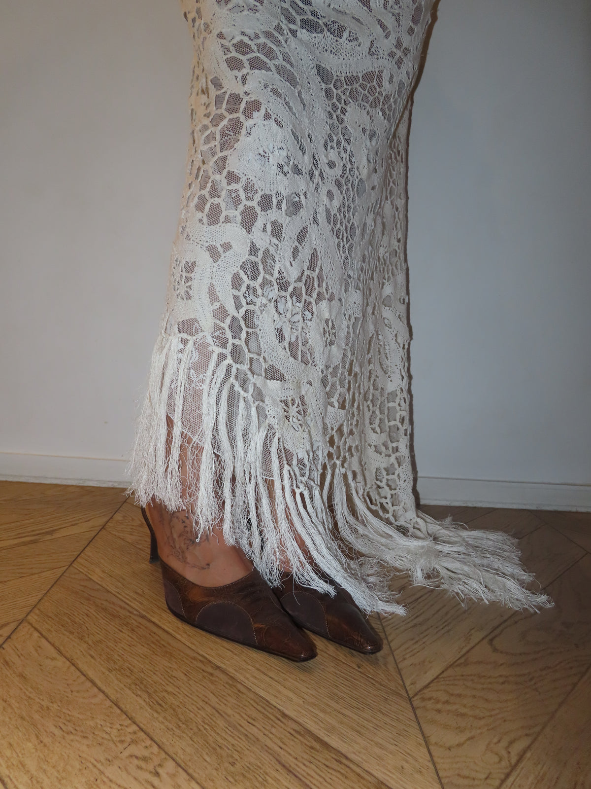 Bridal Fringe Dress