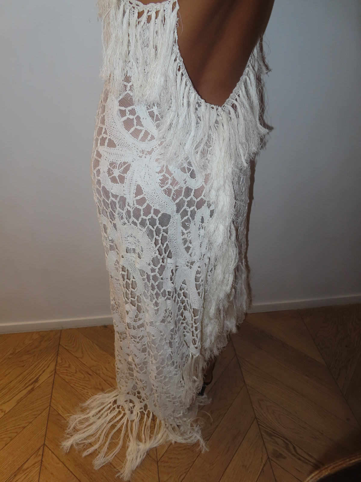 Bridal Fringe Dress