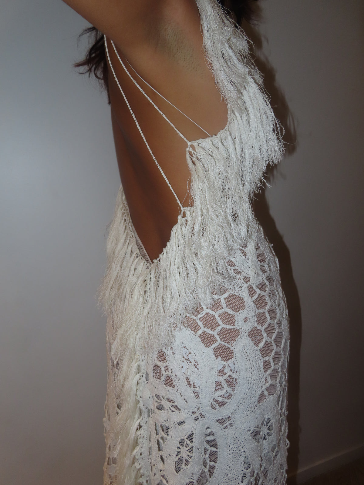 Bridal Fringe Dress