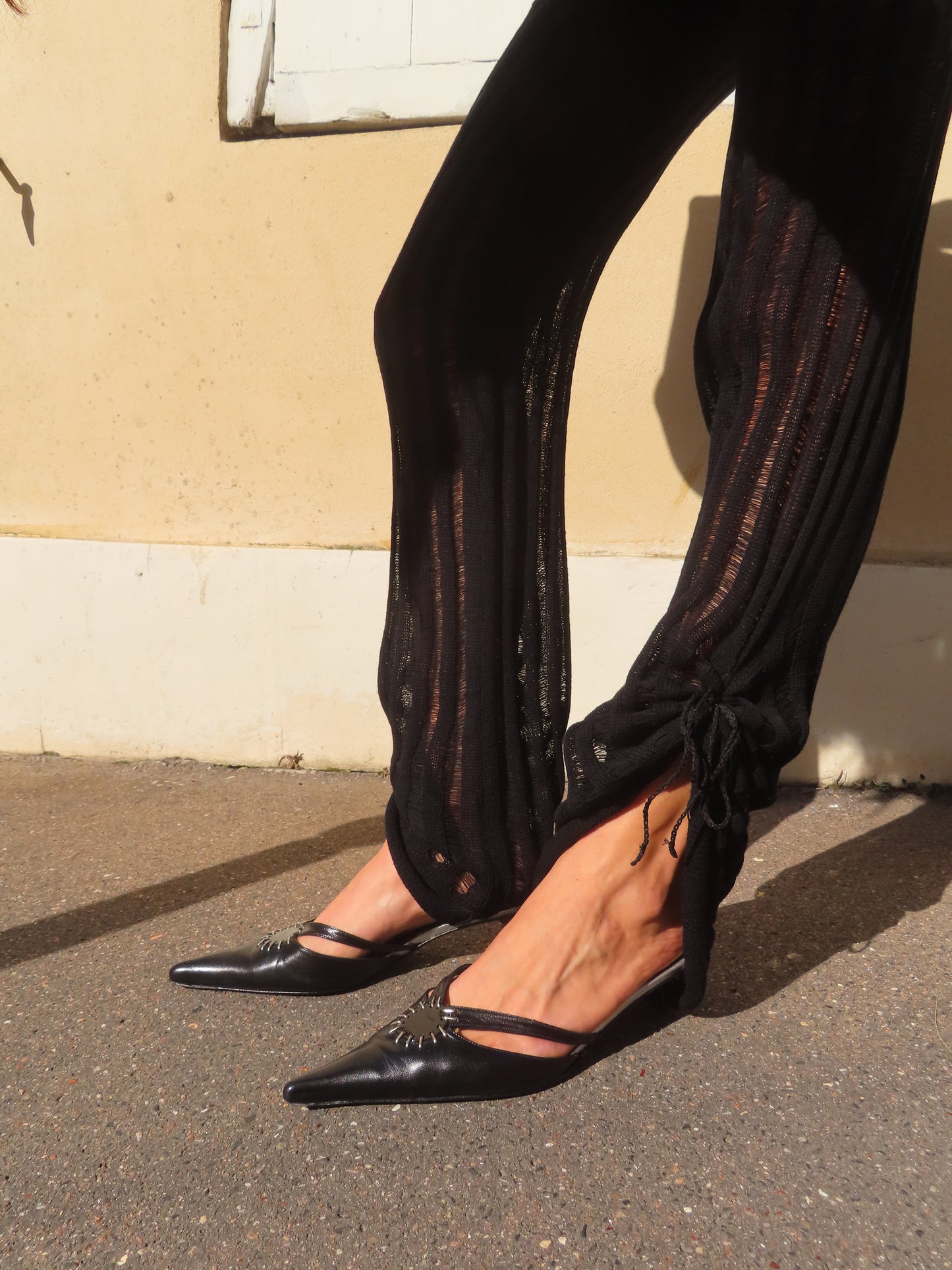 Knit and Lace Pants